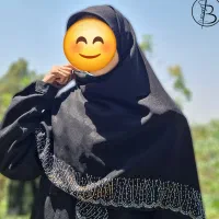 روسری نگین‌دار شیک جنس دنیز