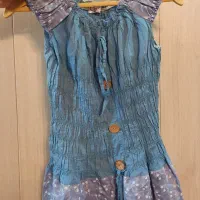 تاپ فانتزی آبی رنگ
