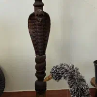قلیان چوبی مار کبری ۱۲۰ سانتی متری ،