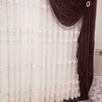 دوعدد شال پرده نو