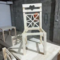 میز وصندلی چوبی باچوب روس