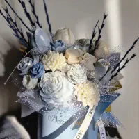 فروش تخصصی باکس گلهای شمع گلنور