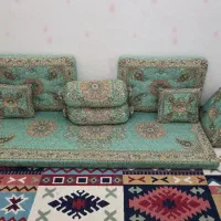 پشتی سنتی شاه‌نشین ، ترمه ۹ تکه