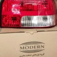 چراغ عقب پراید مدرن سمت شاگرد و تعدادی قالپاق