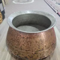 دیگ مسی  چکشی قدیمی