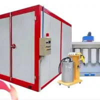 ساخت کوره پخت رنگ الکترواستاتیک در محل