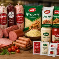 پخش سوسیس، کالباس، پنیر پیتزا و سس، عمده و خرده