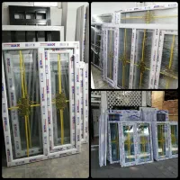 پنجره دوجداره UPVC درب پی وی سی+مستقیم از کارخانه