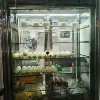 یخچال فریزره صنعتی دو طرف شیشه