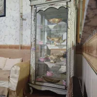 بوفه سفید مشکی  محکم