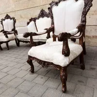 مبل استیل9نفری(مدل لورنزو)بشرطچوب مبلمان میلاد