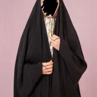 چادر جده کرپ کره سایز ۳ مناسب چادر ساده
