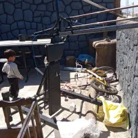 دستگاه با50کیلو وزنه و دو عدد هالتر مفت