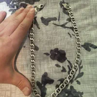 گردنبند نقره ایتالیا بافت خاص