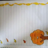 قبول سفارش نقاشی برای دفتر مشق و املا کلاس اولی ها