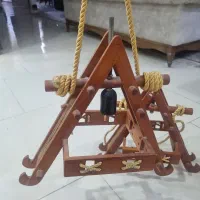 چراغ آویز چوبی