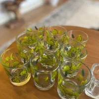 لیوان و ست قاشق چنگال نو