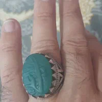 انگشتر نقره رکاب جون دار