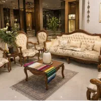مبل گندمی دسته چوبی آماده بارگیری