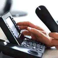 خط تلفن ثابت بسیار رند و طلایی