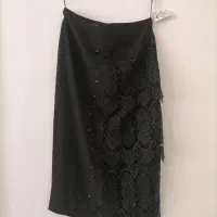 دامن مشکی مجلسی سایز 38