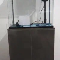 شیشه آکواریوم کمد و بخاری