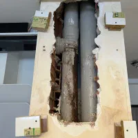 نشت یابی  با دستگاه نقطه زن  اردبیل سرعین نمین