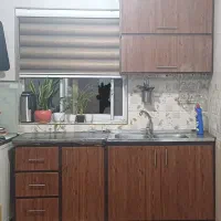 کابینت فلزی همراه با سینک