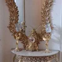 اینه کنسول المنیوم  طرح برنز شیک و قشنگ
