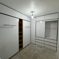 تخت تاشو وکمجا کمد لباس باکسی پازلی ملامینه کد۱۲۳۳