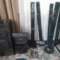 ((باند و سیستم خانگی میکرفن دار بیس دار))