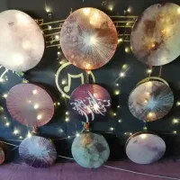 دف ناب با صدای شفاف و طراحی استاندارد/