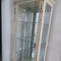 بوفه چوبی ، آیینه دار ، بدون درب