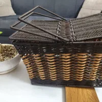 سبد پیکنیکی حصیری