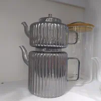 کتری و قوری پیرکس شعله مستقیم