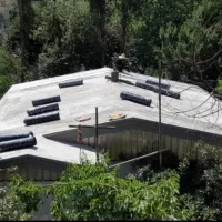 ایزوگام کارآسفالت قیرگونی جاده چالوس حتی یک متر