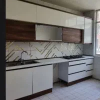 کابینت هایگلس جدیدپله ای دورنگ جدیدتمیزسالم درحدنو