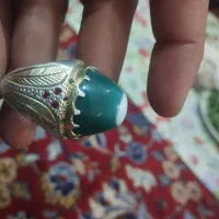 انگشتر دوپوست سبز