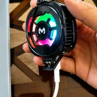 فن خنک‌کننده گوشی MEMO CX06 مگنتی RGB تایپ‌سی