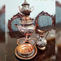 فرصت استثنایی ست کامل سماور مسی زیر قیمت بازار