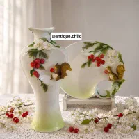 شیرینی خوری پذیرایی و گلدان دکوری چینی سنجاب