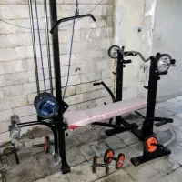 دستگاه بدنسازی چندین کاره وزنه دمبل هالتر