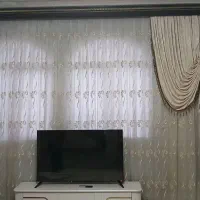 پرده پذیرایی خامه دوزی شده در حد نو