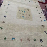 فرش کرم با پادری گرد