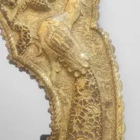 اینه برنج عتیقه با امضا و مهر