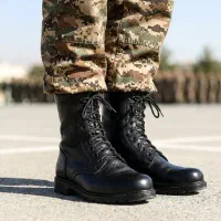 پوتین سربازی وین چرم طبیعی - نو و اکبند - تاکتیکال