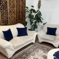 مبل شش نفره + میز وسط