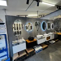 روشویی کابینتی شیرالات و توالت فرنگی