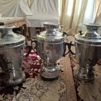 سه عدد سماور دو تا برقی و یک عدد گازی کاملا نو