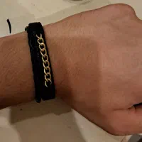 دستبند چرم مردانه